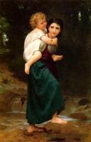 Bouguereau, William-Adolphe - Le Passage du gue, The Crossing of the Ford